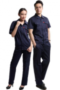 夏季時(shí)尚新款員工工作服定制